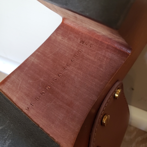 Veronica Beard Halifax leather clogs in Hazelwood womens shoes size 5.5 - Picture 15 of 16